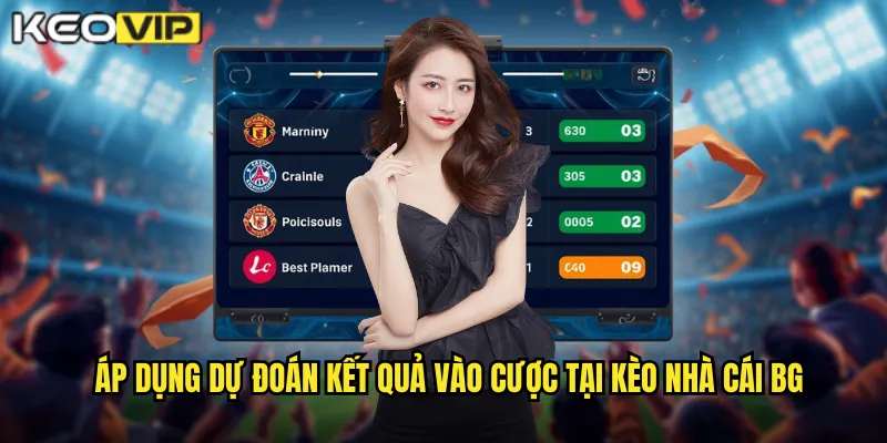 Dự Đoán Kết Quả Bóng Đá Chính Xác Nhất Tại kèo nhà cái bg 2 Áp dụng dự đoán kết quả vào cược tại kèo nhà cái bg
